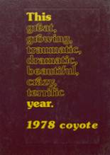 Shelby High School 1978 yearbook cover photo