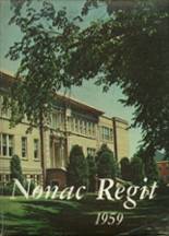 Canon City High School 1959 yearbook cover photo