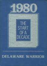 Delaware High School 1980 yearbook cover photo