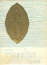 St. Rosalia High School 1954 yearbook cover photo