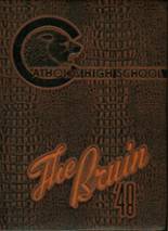 Catholic High School 1948 yearbook cover photo