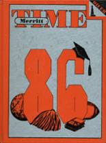 Merritt High School 1986 yearbook cover photo
