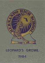 Hernando High School 1984 yearbook cover photo