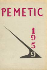 1959 Pemetic High School Yearbook from Southwest harbor, Maine cover image