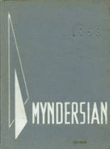 Mynderse Academy 1958 yearbook cover photo