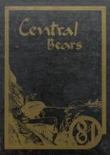 White County Central High School 1981 yearbook cover photo