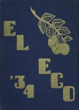 Lincoln High School 1934 yearbook cover photo