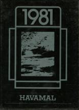 Plymouth High School 1981 yearbook cover photo