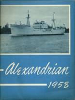 Alexandria Bay High School 1958 yearbook cover photo