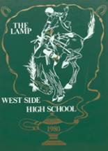 West Side High School 1980 yearbook cover photo