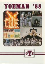 Yoe High School 1988 yearbook cover photo