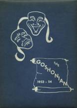 Goshen Union High School 1954 yearbook cover photo