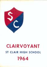 St. Clair High School 1964 yearbook cover photo