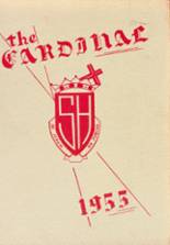 Sacred Heart Academy 1955 yearbook cover photo
