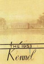 Clyde High School 1953 yearbook cover photo