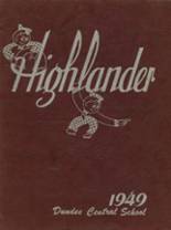 Dundee High School 1949 yearbook cover photo