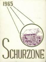 Schurz High School 1965 yearbook cover photo