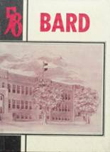 Burns Union High School 1958 yearbook cover photo