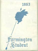 Farmington High School 1963 yearbook cover photo
