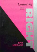 Hamilton Heights High School 1991 yearbook cover photo