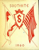 South High School 1960 yearbook cover photo