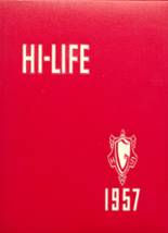 1957 Greenville High School Yearbook from Greenville, Michigan cover image