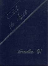 1981 Grinnell Community High School Yearbook from Grinnell, Iowa cover image