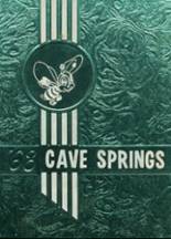Cave Springs High School 1968 yearbook cover photo