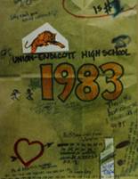 Union-Endicott High School 1983 yearbook cover photo