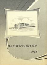 Brownton High School 1958 yearbook cover photo