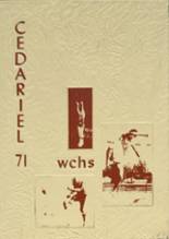 Cedarburg High School 1971 yearbook cover photo