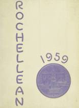 New Rochelle High School 1959 yearbook cover photo