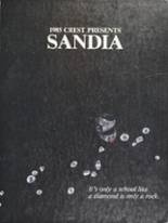 Sandia High School 1985 yearbook cover photo