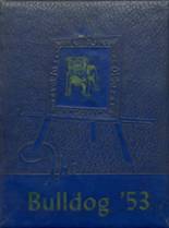 Meadville High School 1953 yearbook cover photo