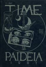 Paideia High School 1987 yearbook cover photo