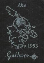 Deer Isle High School 1953 yearbook cover photo