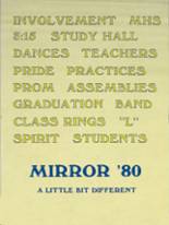 Memorial High School 1980 yearbook cover photo