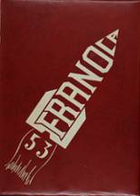 Franklinton High School 1953 yearbook cover photo