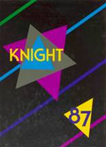 Evans High School 1987 yearbook cover photo