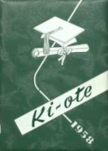1958 Kimball High School Yearbook from Kimball, South Dakota cover image