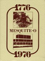 Mesquite High School 1976 yearbook cover photo