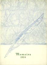 Wakeman High School 1954 yearbook cover photo