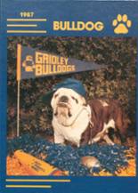 Gridley High School 1987 yearbook cover photo