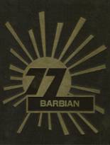 St. Barbara High School 1977 yearbook cover photo