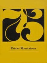 Rainier High School 1975 yearbook cover photo