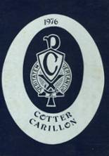 Cotter High School 1976 yearbook cover photo