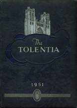 St. Nicholas of Tolentine High School 1951 yearbook cover photo
