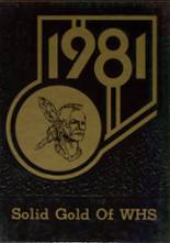 1981 Washington High School Yearbook from Cherokee, Iowa cover image