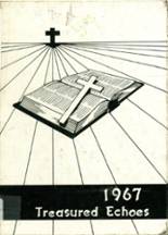 Oklahoma Bible Academy 1967 yearbook cover photo