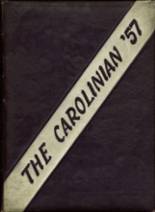 Carolina High School 1957 yearbook cover photo